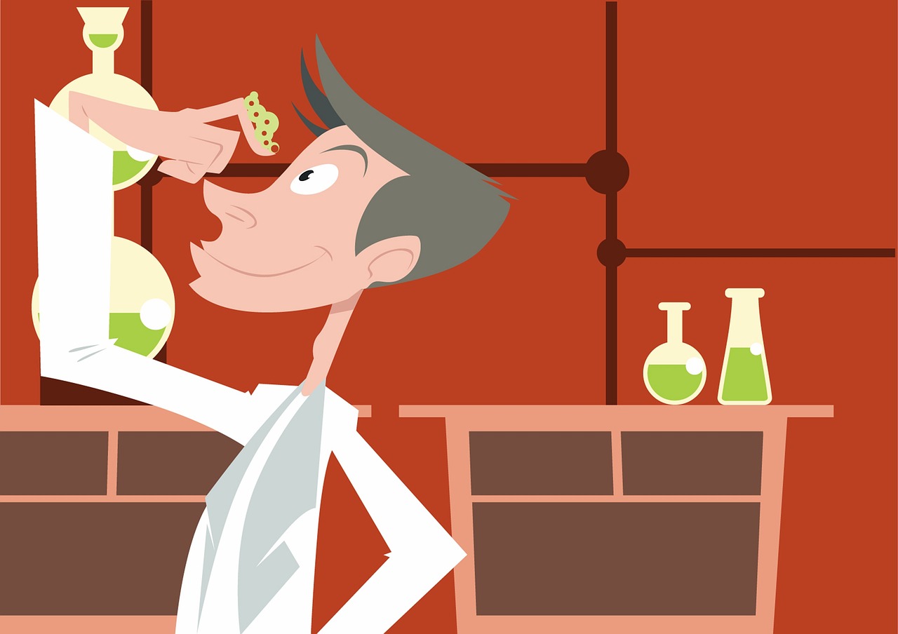 Scientist, laboratory, caterpillar — illustrating 10 mg vs 5 mg Vials: Does Vial Size Change Dosing?