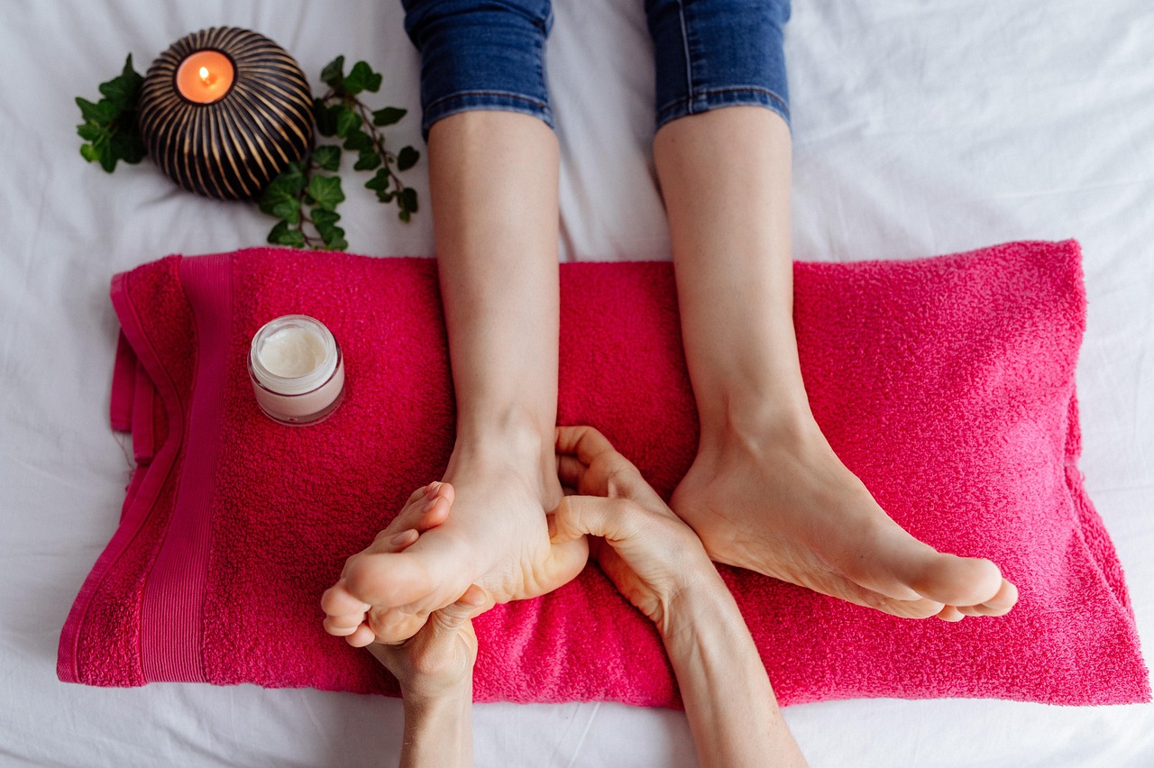 Feet, health, massage — illustrating Cannabis, CBD, and Sleep: Reading the Evidence