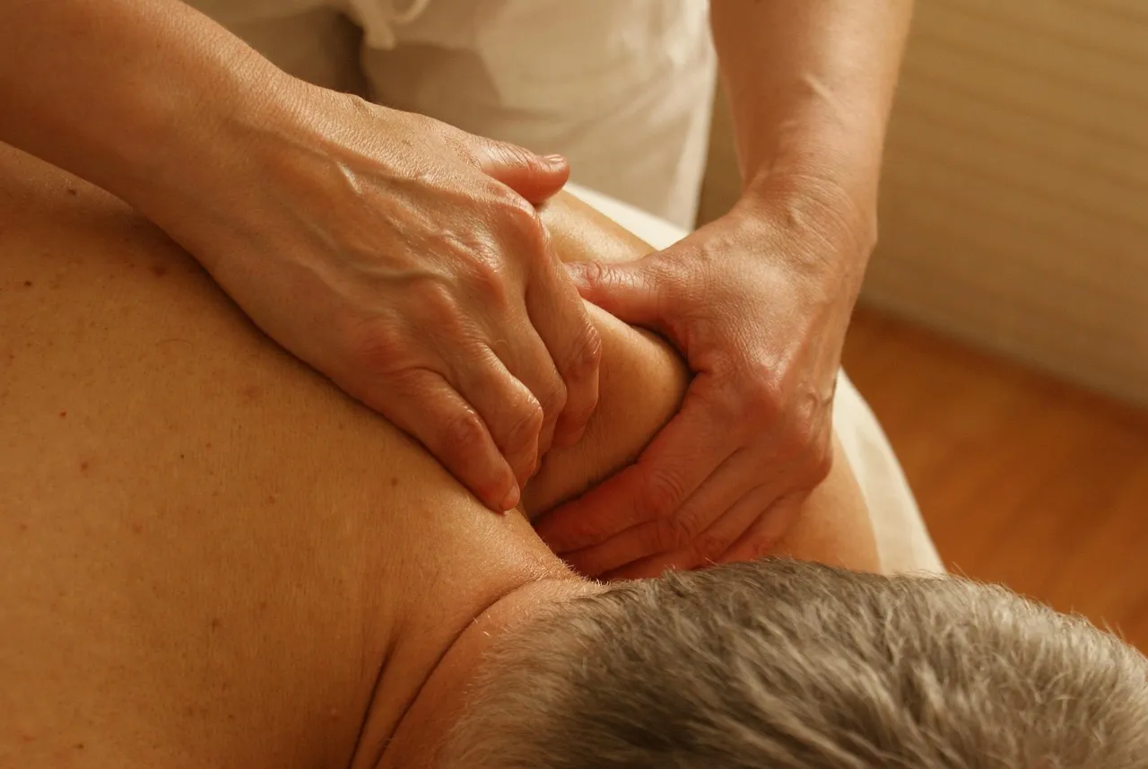 Massage, shoulder, relaxing massage — illustrating Cannabis, CBD, and Sleep: Reading the Evidence