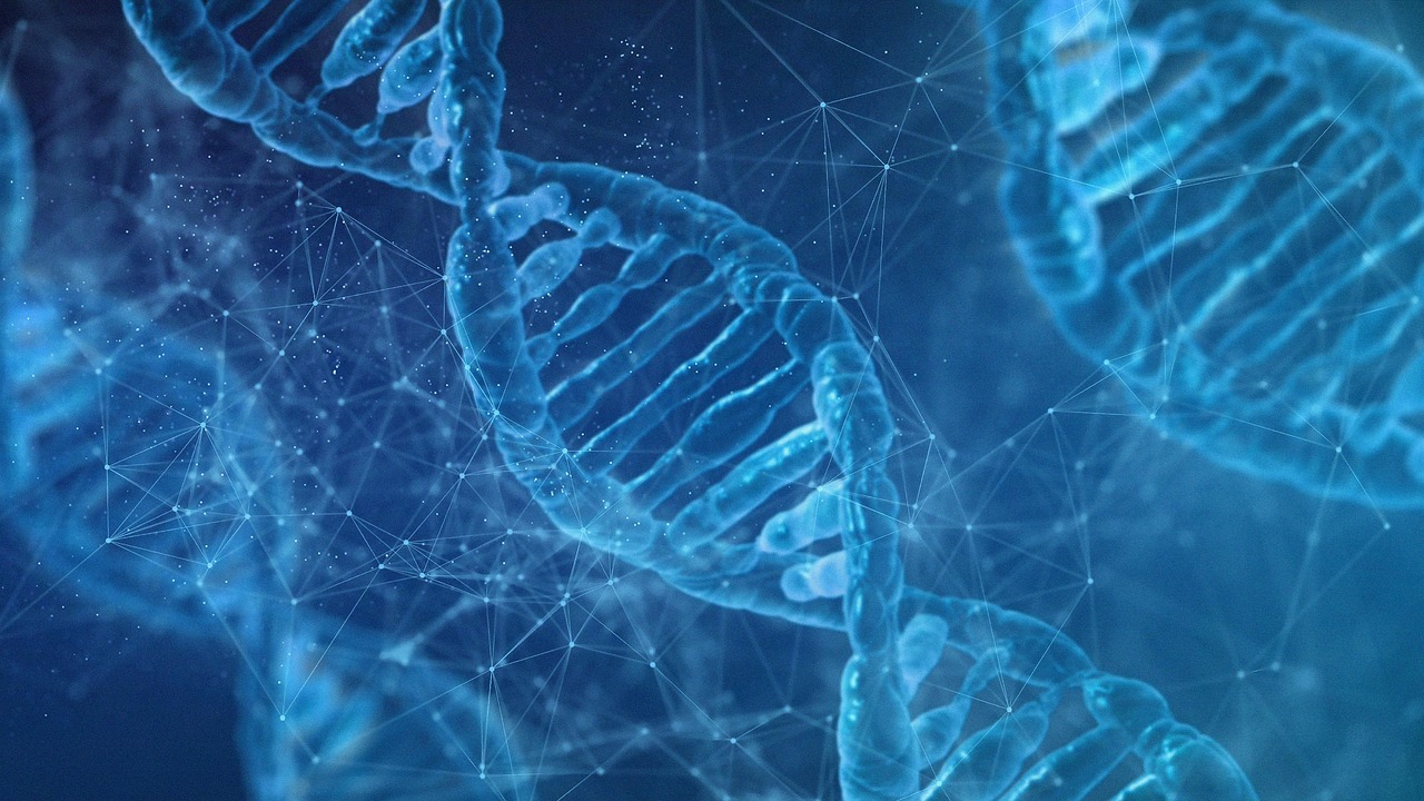 Dna, wallpaper 4k, biology — illustrating CJC-1295 + Ipamorelin Dosing Math, Step by Step