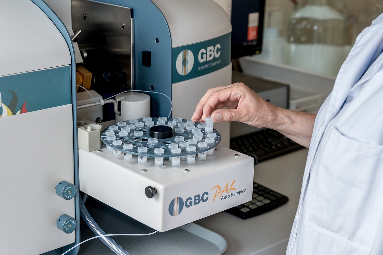 Lab, analysis, diagnostics — illustrating Cosmetic Peptides in Skincare: Matrixyl, Argireline, and What Works Topically