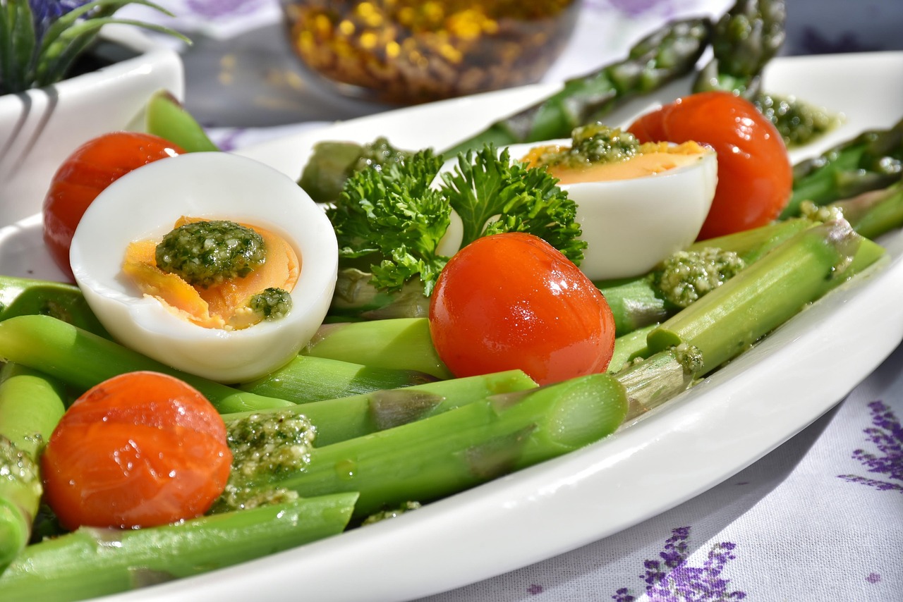 Meal, asparagus, dish — illustrating FFMI Explained: Muscle Mass and the Natural Limit