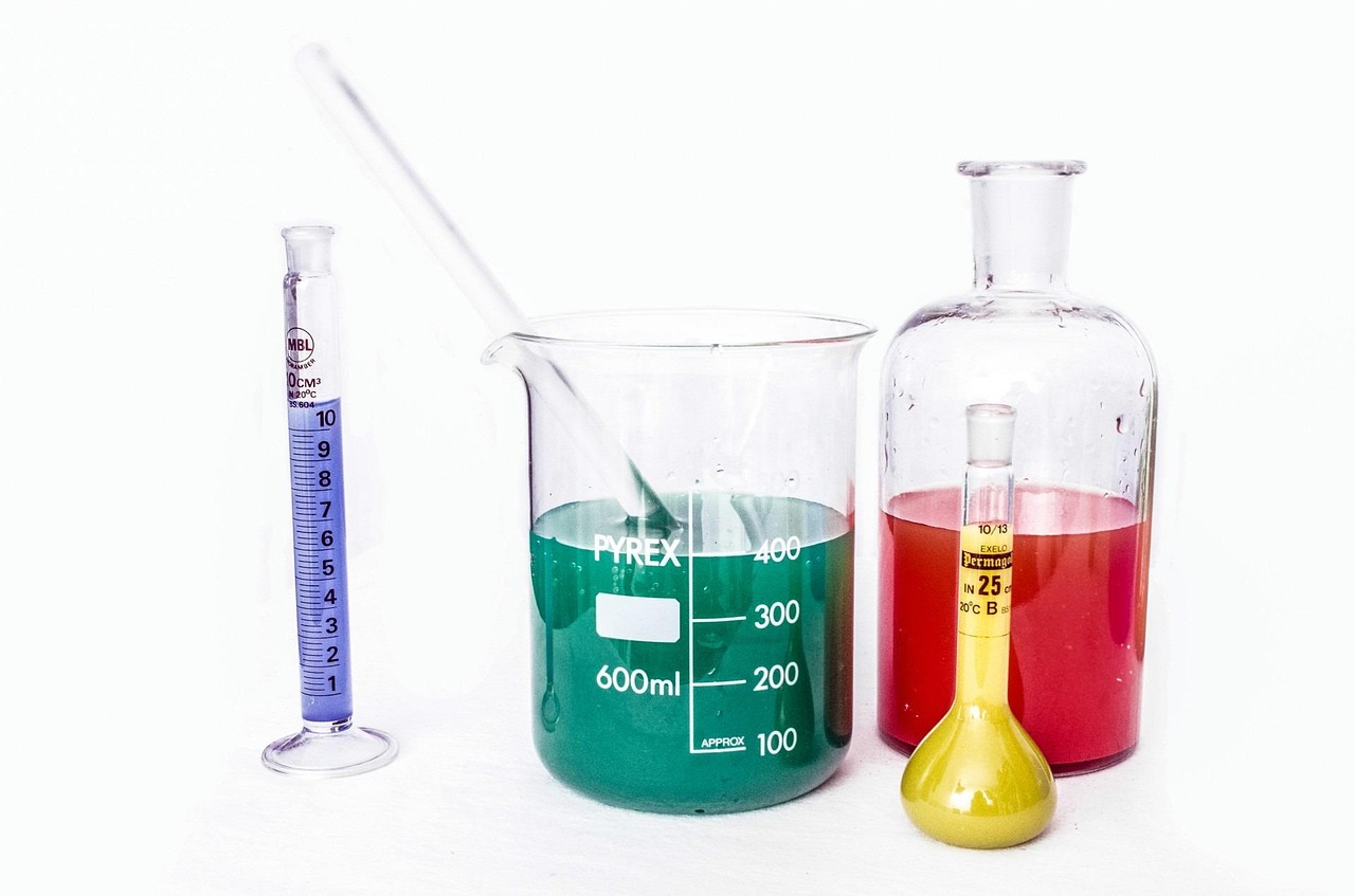 Lab, research, chemistry — illustrating GLOW Blend (GHK-Cu + BPC-157 + TB-500) Dosing