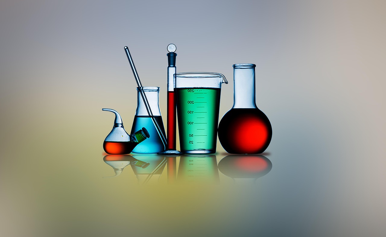 Chemical, reaction, science — illustrating GLOW Blend (GHK-Cu + BPC-157 + TB-500) Dosing