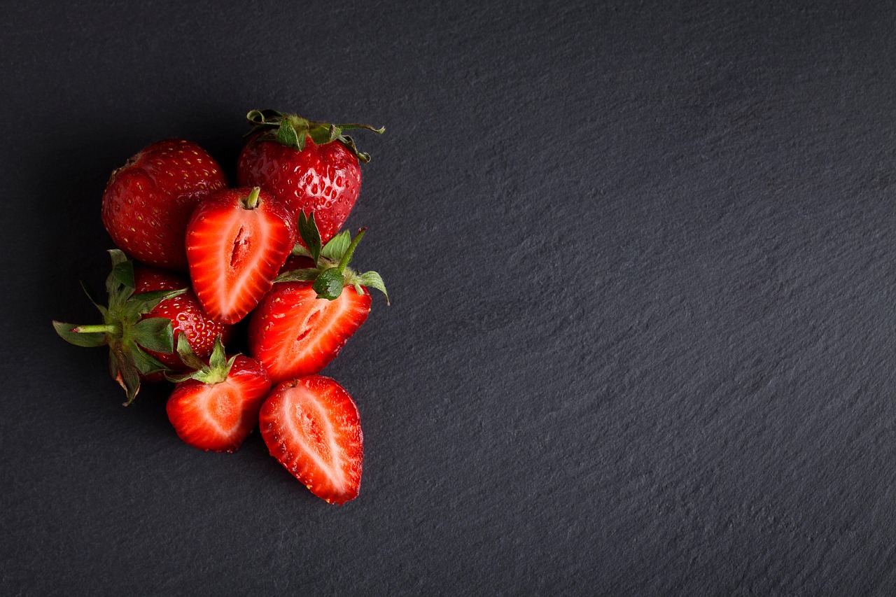 Strawberries, fruits, halves — illustrating GLP-1s and Constipation: Managing the Other GI Effect