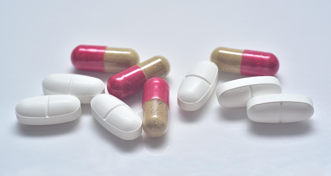 Tablets, capsules, antibiotics — illustrating How Much Protein on Wegovy or Zepbound: Grams Per Day