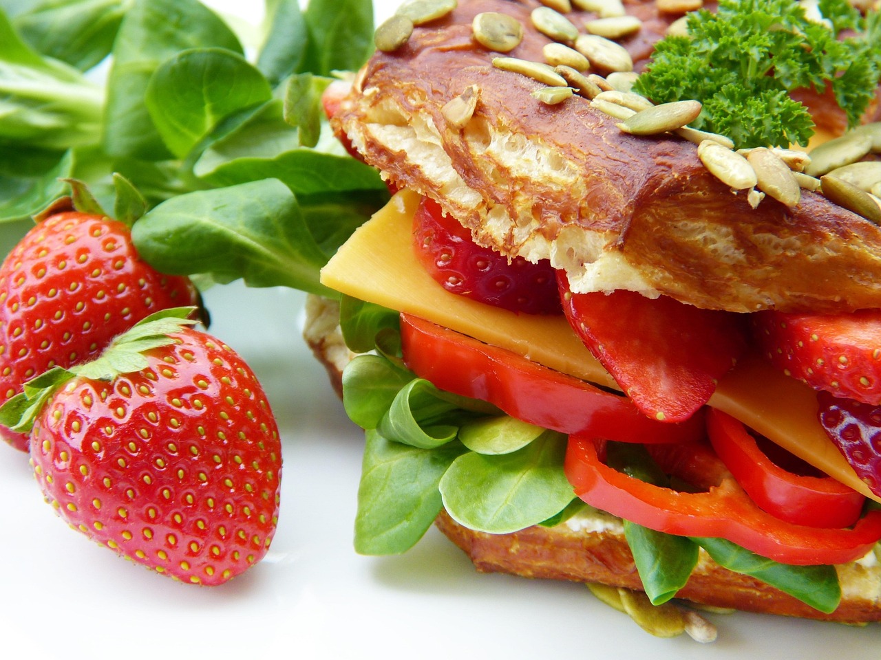 Sandwich, salad, vegetarian — illustrating Inflammation and Recovery: A Double-Edged Sword