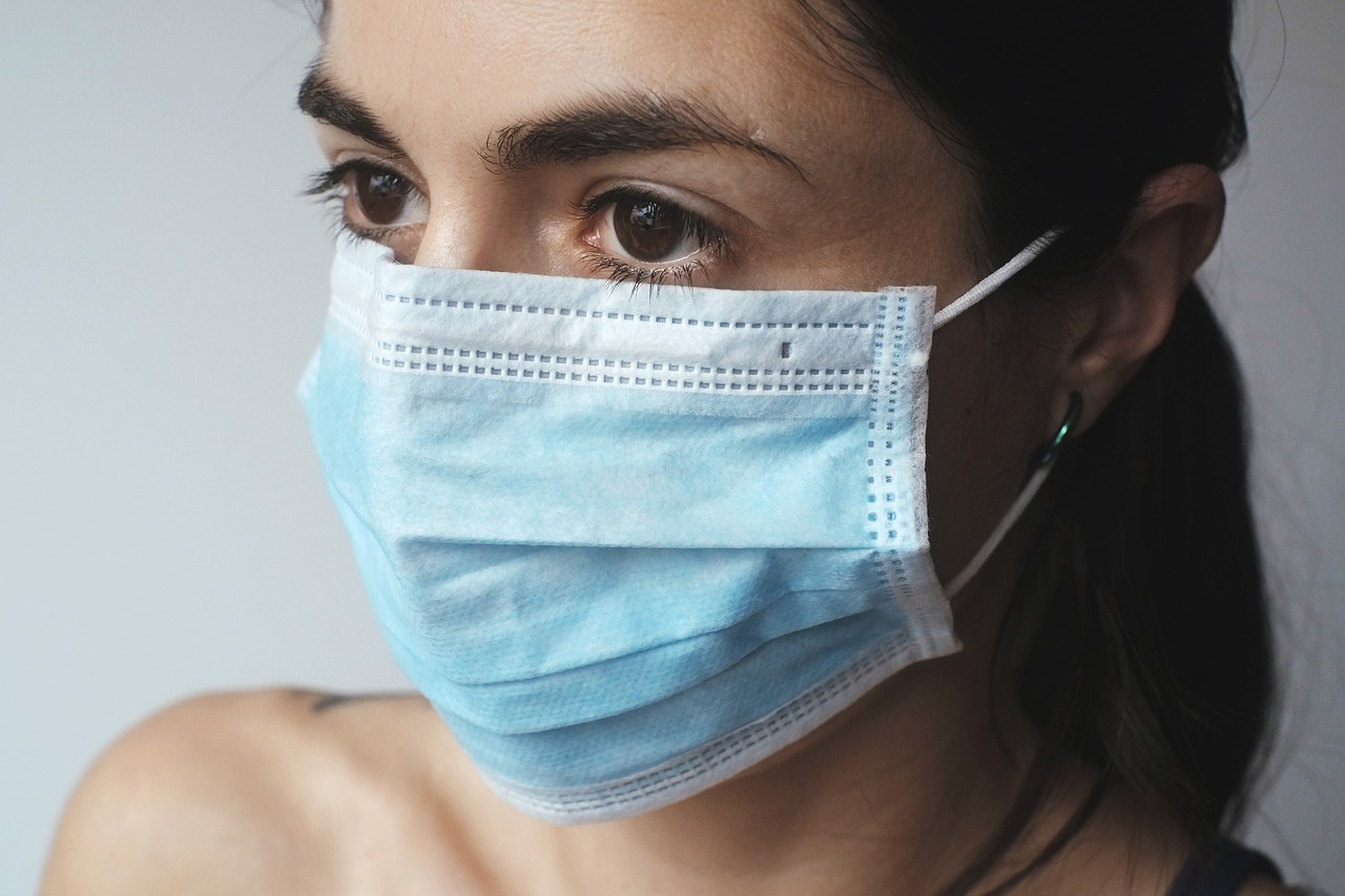 Mask, surgical mask, virus — illustrating Ipamorelin: A Closer Look at the Growth-Hormone Secretagogue