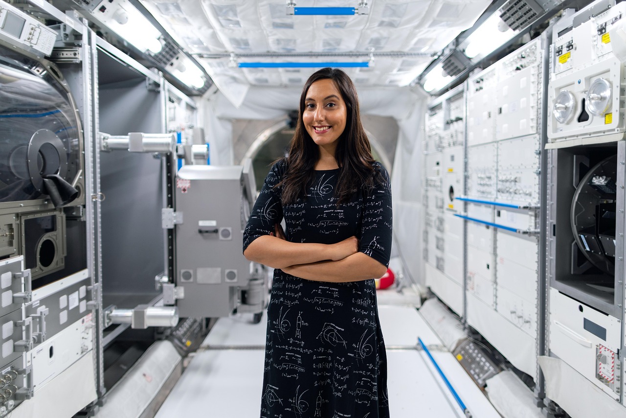 Engineer, space, female — illustrating Peptide Tolerance and Desensitization, Explained