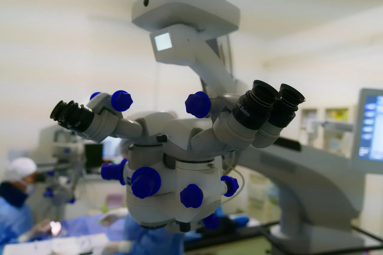 Microscope, cataract microscope, operation — illustrating Peptides for Women: What the Sex-Specific Data Shows