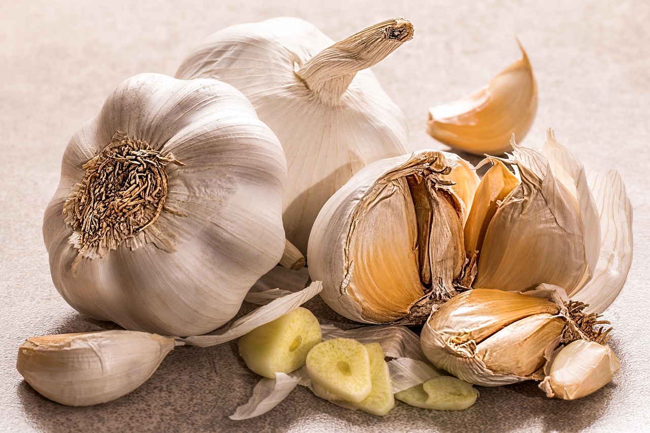 Garlic, ingredient, flavoring — illustrating Rapamycin vs Metformin: The Two Longevity Drugs Compared