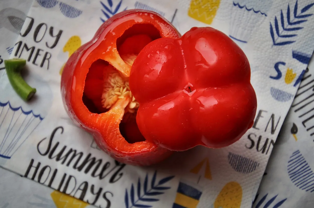 Vegetables, red pepper, sectioned — illustrating Recovery and the Immune System