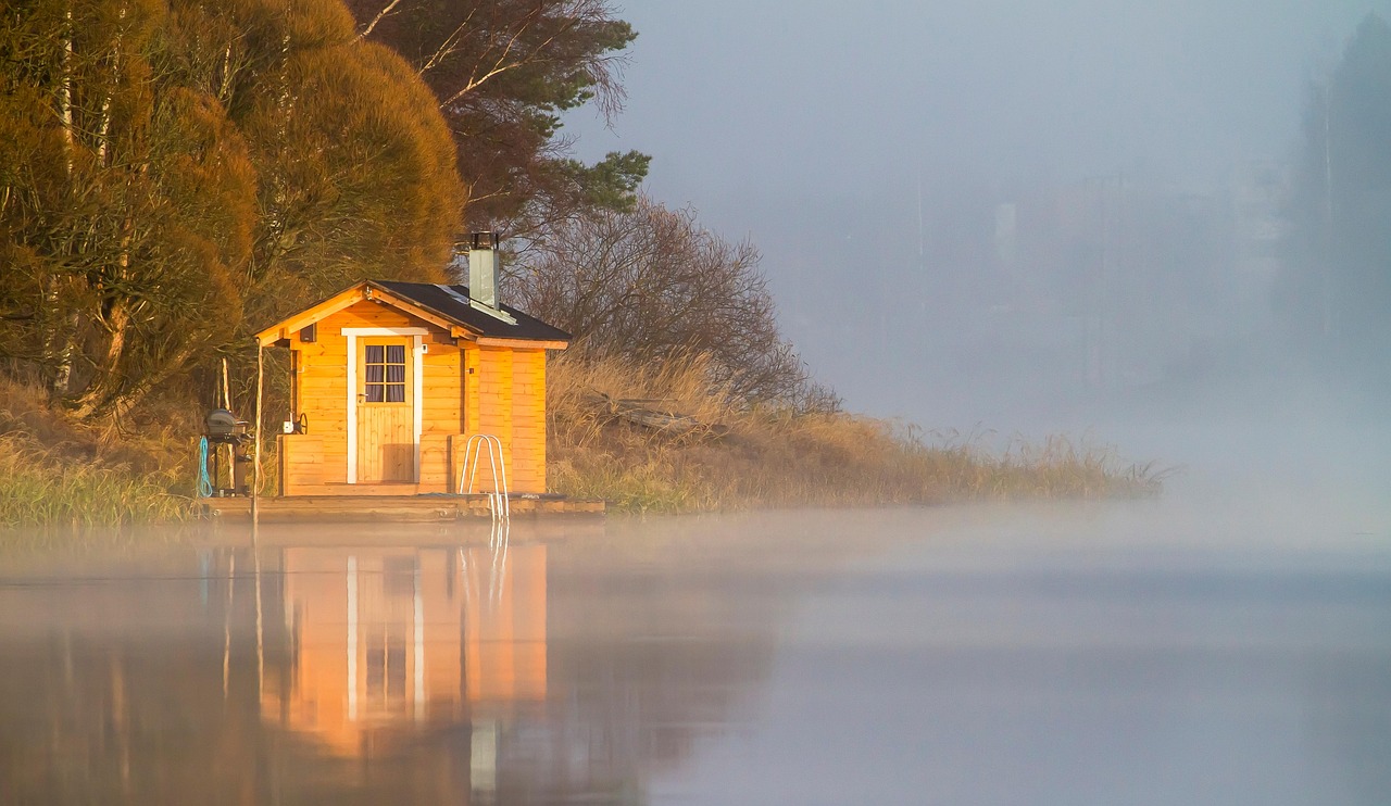 Sauna raft, sauna, river — illustrating Sauna and Recovery: What the Finnish Data Shows