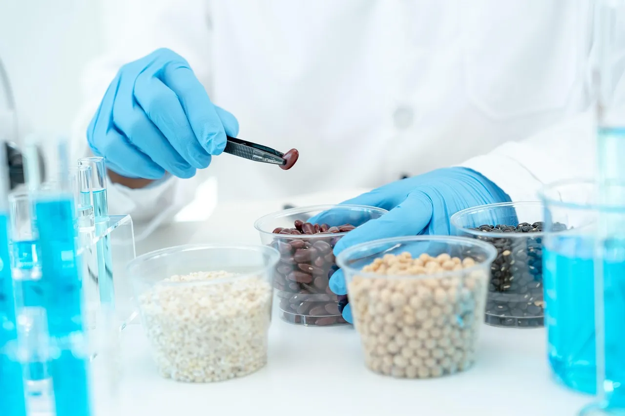 Peptide vial and syringe on a laboratory bench illustrating sermorelin as a GHRH analog