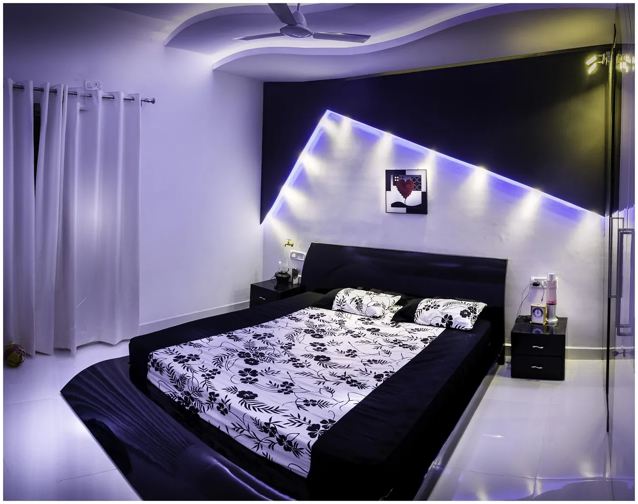 Bed, bedroom, theatre lights — illustrating Sleep and Longevity: The Underrated Pillar