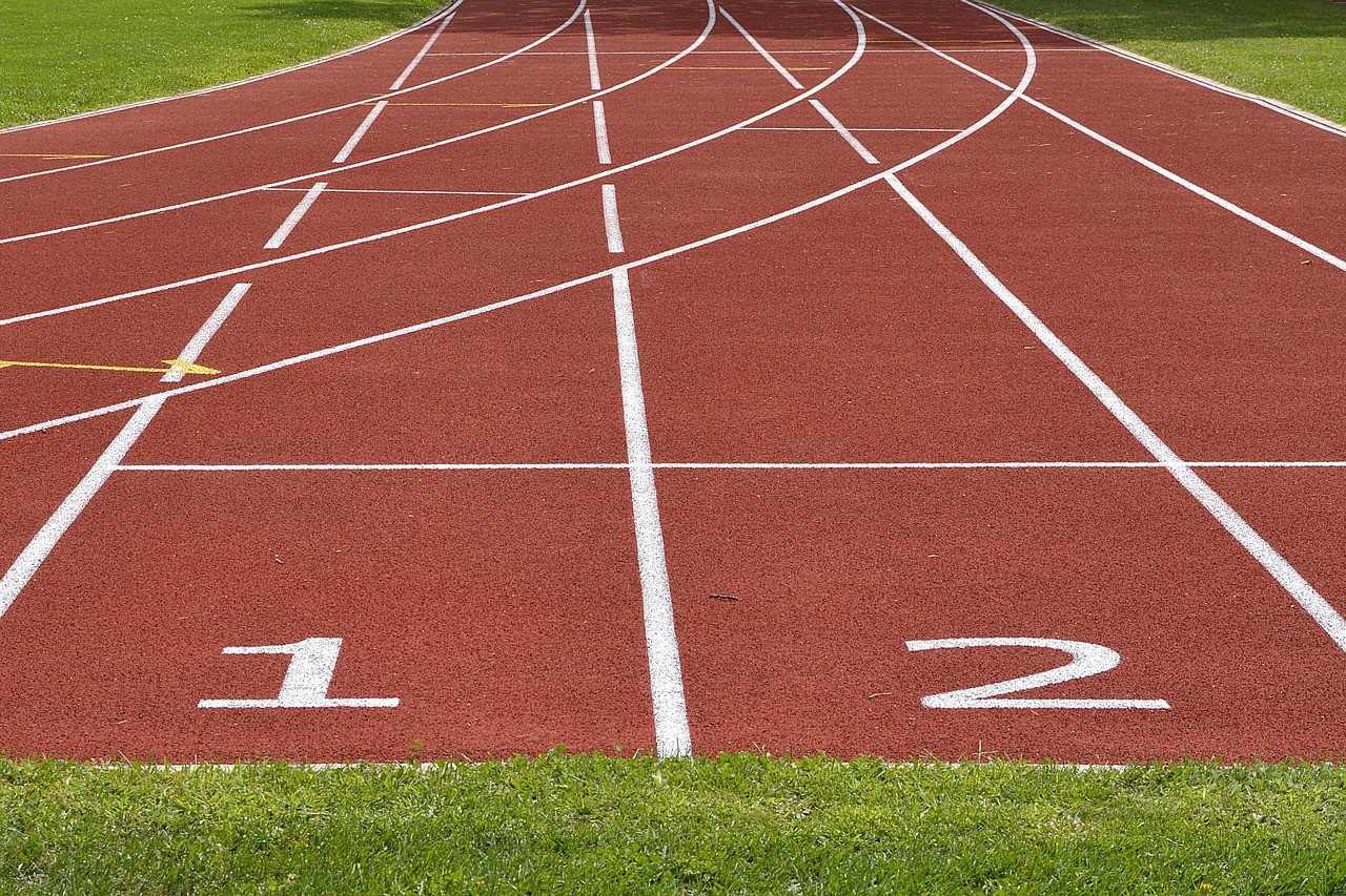 Tartan track, athletics, track and field — illustrating Zone 2 Training and Recovery Capacity