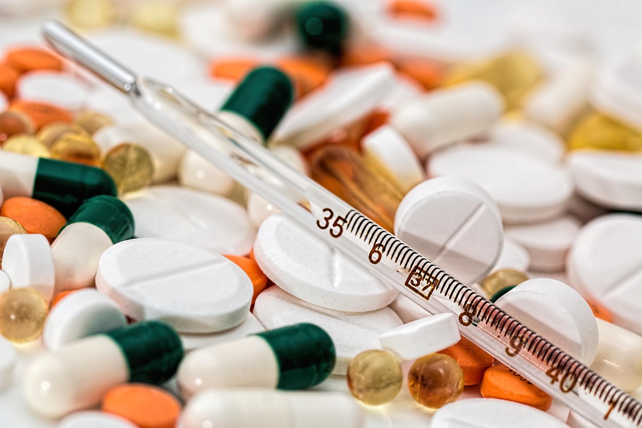 Thermometer, medications, tablets — illustrating The Research-Peptide Directory: Every Peptide, Organized